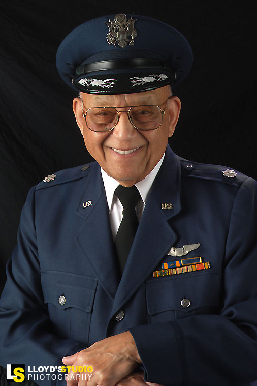 Military Portraits - military promotion portrait - United States Air Force - Lt. Col. Robert Friend, Tuskegee Airmen Pilot, Tuskegee Airmen at Lloyd's Studio!